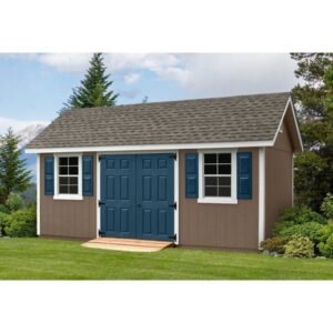 10 ft. W x 18 ft. D Manufactured Wood Storage Shed