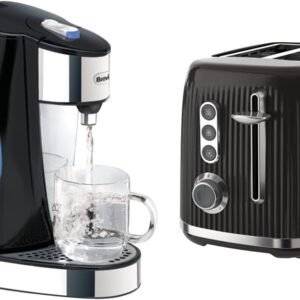 Breville HotCup Hot Water Dispenser 1.5L - 3kW Fast Boil, Energy Efficient, Gloss Black