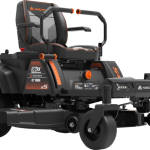 Yard Force Riding Lawn Mower 42″ Zero Turn Battery Powered 56V Z42-562 New
