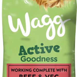Wagg Active Goodness Complete Dry Adult Dog Food – Beef & Veg, 12kg