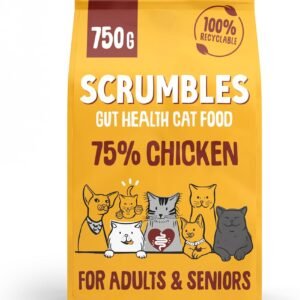 Scrumbles Adult and Senior Cats Dry Food, 750g