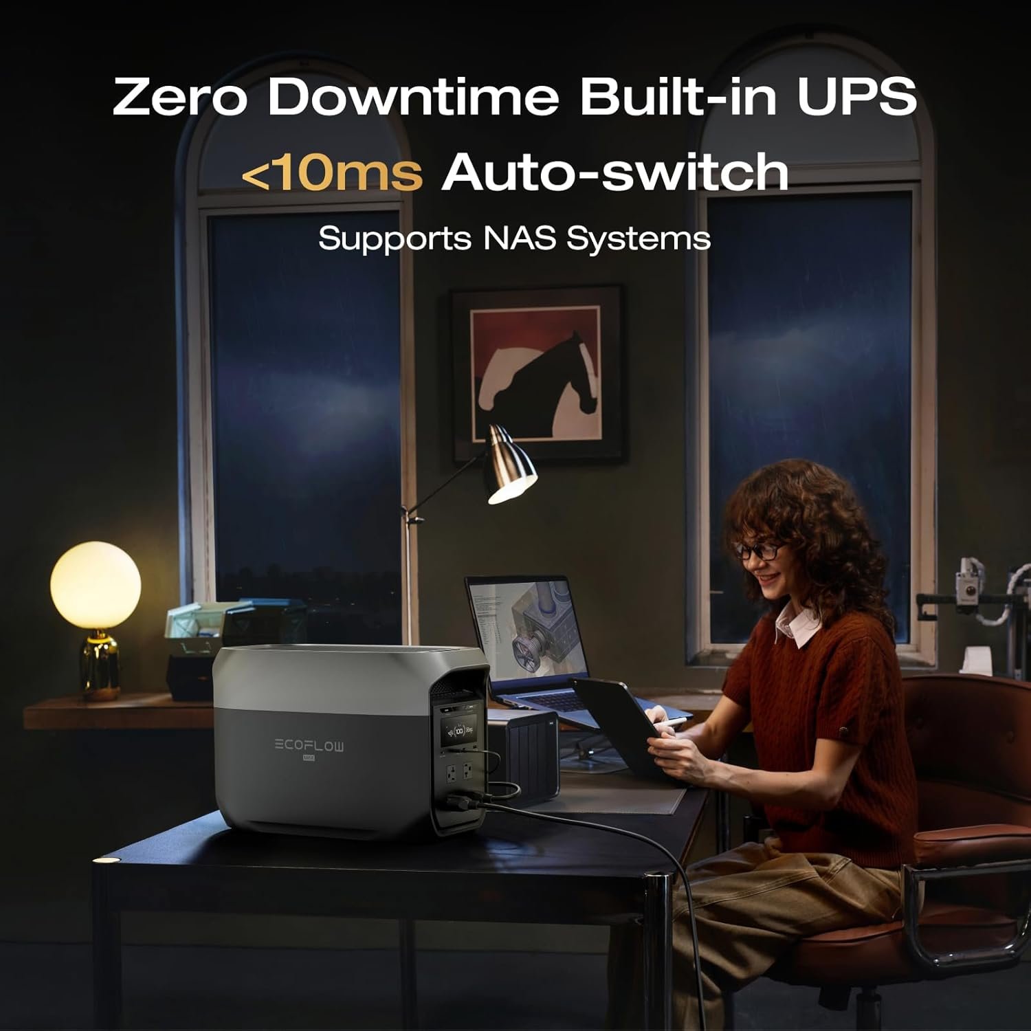 EF ECOFLOW Portable Power Station DELTA 2 Max, 2400W LFP Solar Generator, Full Charge in 1 Hr - Image 67