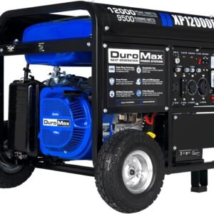 DuroMax XP13000EH 13,000-Watt Dual Fuel Portable Generator – Gas & Propane, Electric Start