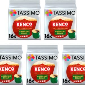 Tassimo Kenco Colombian Coffee Pods X16 (Pack of 5, Total 80 Drinks)