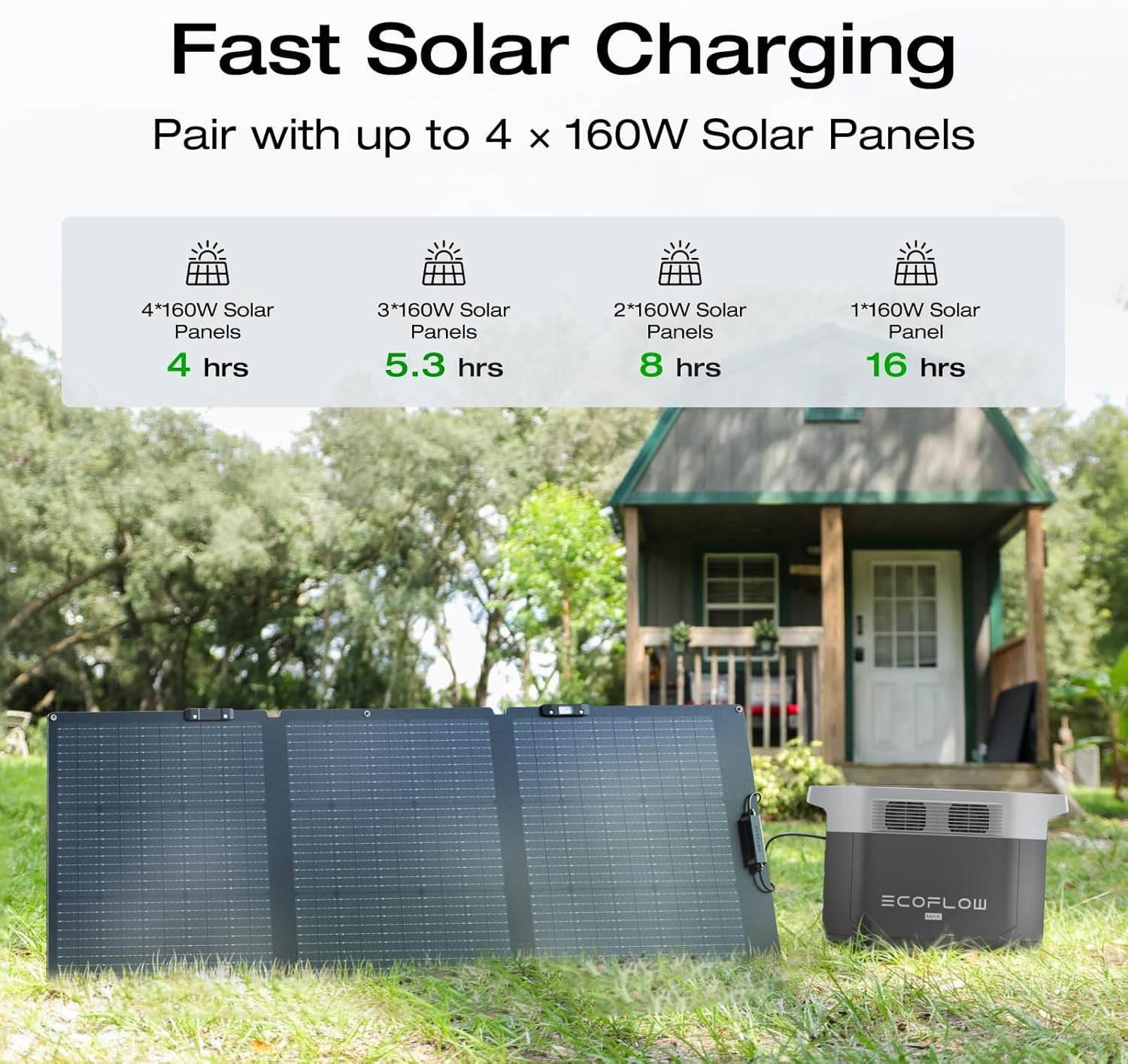 EF ECOFLOW Portable Power Station DELTA 2 Max, 2400W LFP Solar Generator, Full Charge in 1 Hr - Image 13