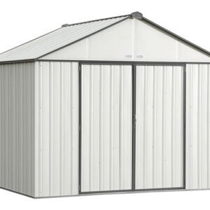 Arrow 10×8 Ezee Storage Shed Kit – Cream & Charcoal