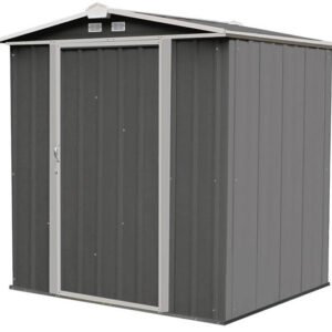 Arrow 6×5 Ezee Storage Shed Kit – Charcoal & Cream
