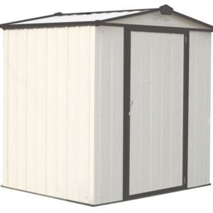 Arrow 6×5 Ezee Storage Shed Kit – Cream & Charcoal