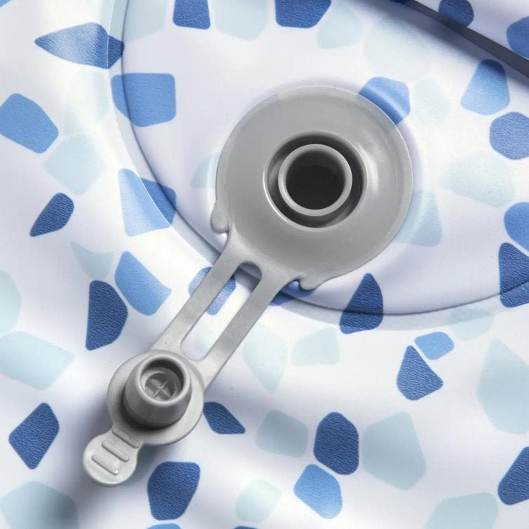 Bestway SaluSpa St. Lucia 3 Person Round Inflatable Outdoor Hot Tub Spa, Gray - Image 6