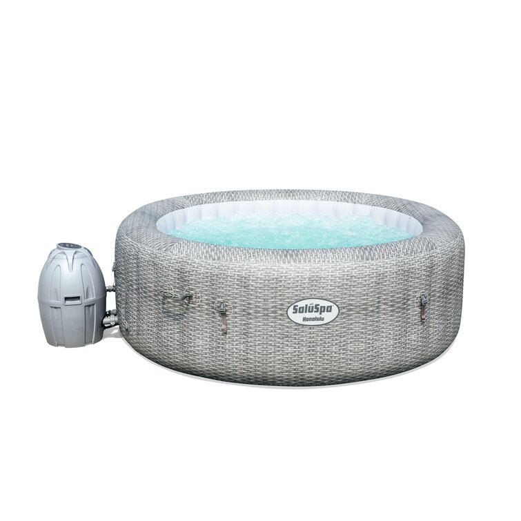 Bestway Saluspa Airjet 6 Person Inflatable Hot Tub Spa with Chemical Treatment