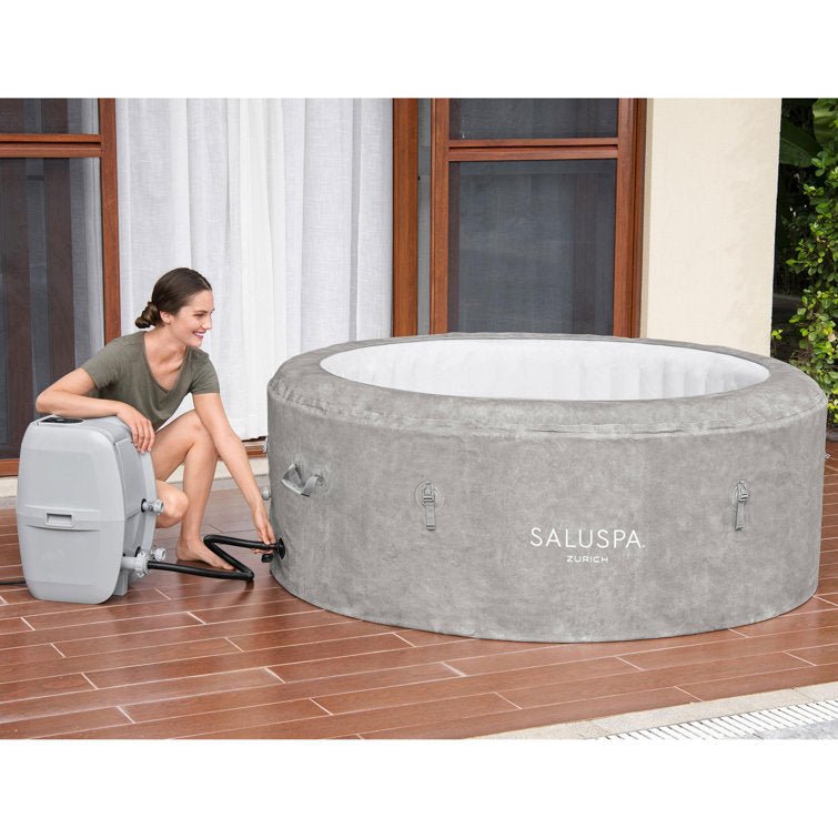 Bestway Zurich SaluSpa 2-4 Person Inflatable Round Hot Tub with 120 AirJets - Image 7