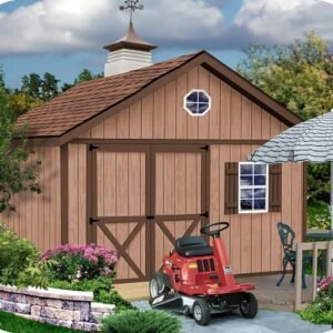 Brandon 12×20 Wood Storage Shed Kit – ALL Pre-Cut