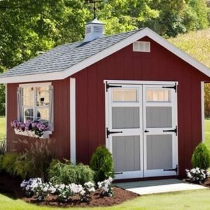 EZ-Fit Homestead 8×10 Wood Storage Shed Kit
