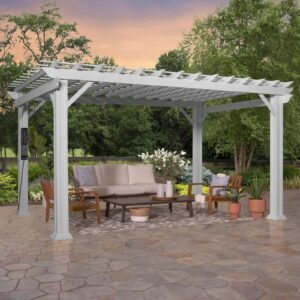 Hawthorne-14x10-Traditional-Steel-Pergola-Main