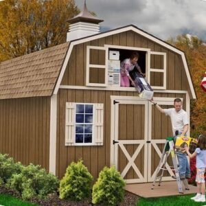 Millcreek 12×16 Wood Storage Shed Kit – ALL Pre-Cut