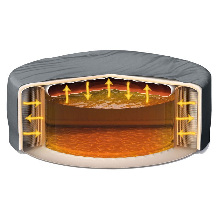 Purespa Plus Inflatable Hot Tub Jet Spa with Maintenance Kit and 2 Seats - Image 2