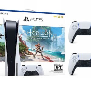 Sony Playstation 5 PS5 Horizon Forbidden West Blu-Ray Console with Extra DualSense Wireless Controller Bundle (US Plug) 1000032115/1000032000-3005715
