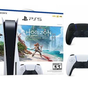 Sony Playstation 5 PS5 Horizon Forbidden West Blu-Ray Console with Extra DualSense Wireless Controller Bundle (US Plug) 1000032115/1000032000-3006392