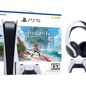 Sony Playstation 5 PS5 Horizon Forbidden West Blu-Ray Console with PULSE 3D Wireless Gaming Headset 1000032115/1000032000-3005688