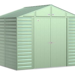 Arrow 10×8 Select Metal Shed Kit – Sage Green