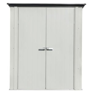 Arrow 5×3 Spacemaker Patio Shed Kit – Gray