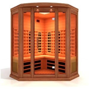 Dynamic Sauna  3 Person Maxxus Full Spectrum Infrared Sauna – Canadian Red Cedar