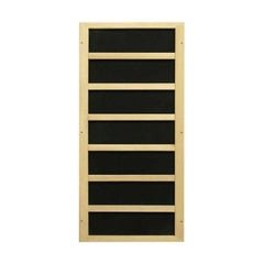 Dynamic Sauna  Heming 2-person Corner Low EMF (Under 8MG) FAR Infrared Sauna (Canadian Hemlock)