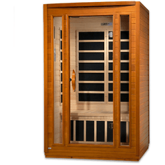 Dynamic Sauna  San Marino 2-person Low EMF (Under 8MG) FAR Infrared Sauna (Canadian Hemlock)