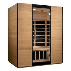 Dynamic Sauna  Valencia 3 Person Ultra Low EMF FAR Infrared Sauna