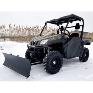 650cc 4×4 UTV Utility Vehicle With Snow Plow & Disc Brakes – ATV Comrade 650 – BLUE CGR-COMRADE-650-PLOW