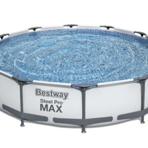 Bestway Steel Pro 12ft x 30in Frame Above Ground Pool Set with Pump